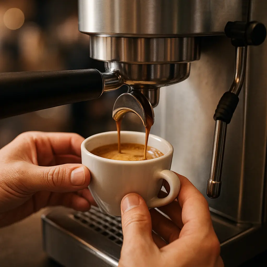 Espresso-Zubereitung am Event